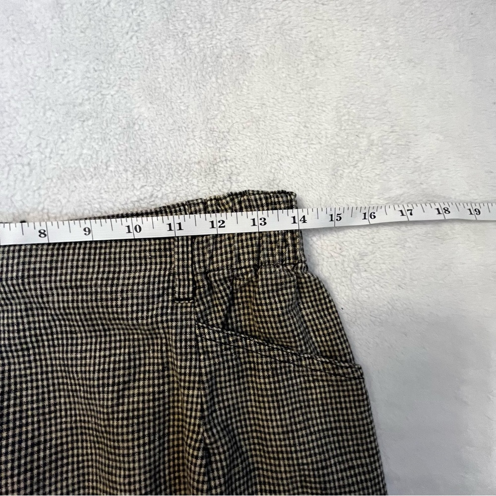 Vintage Peddlers HighWaisted Skirt Gray and White Houndstooth 9/10 - Picture 10 of 12